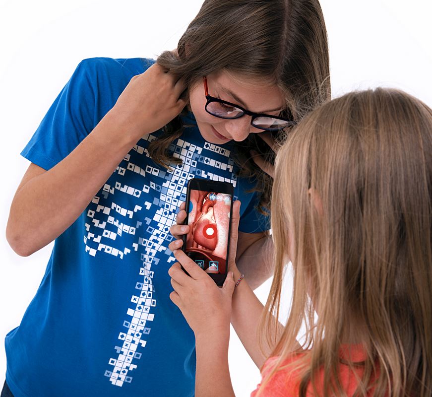 Curiscope Virtuali-tee - Augmented Reality T-Shirt für Kinder