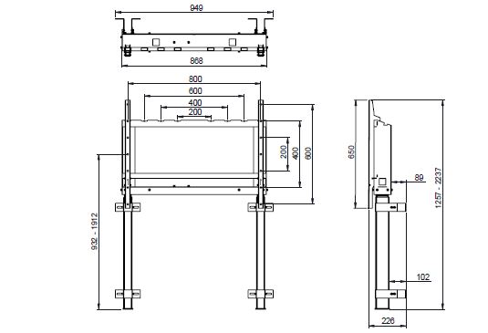 Legamaster moTion Dynamic Pylonensystem