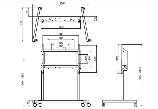 Legamaster moTion Dynamic Rollstativ