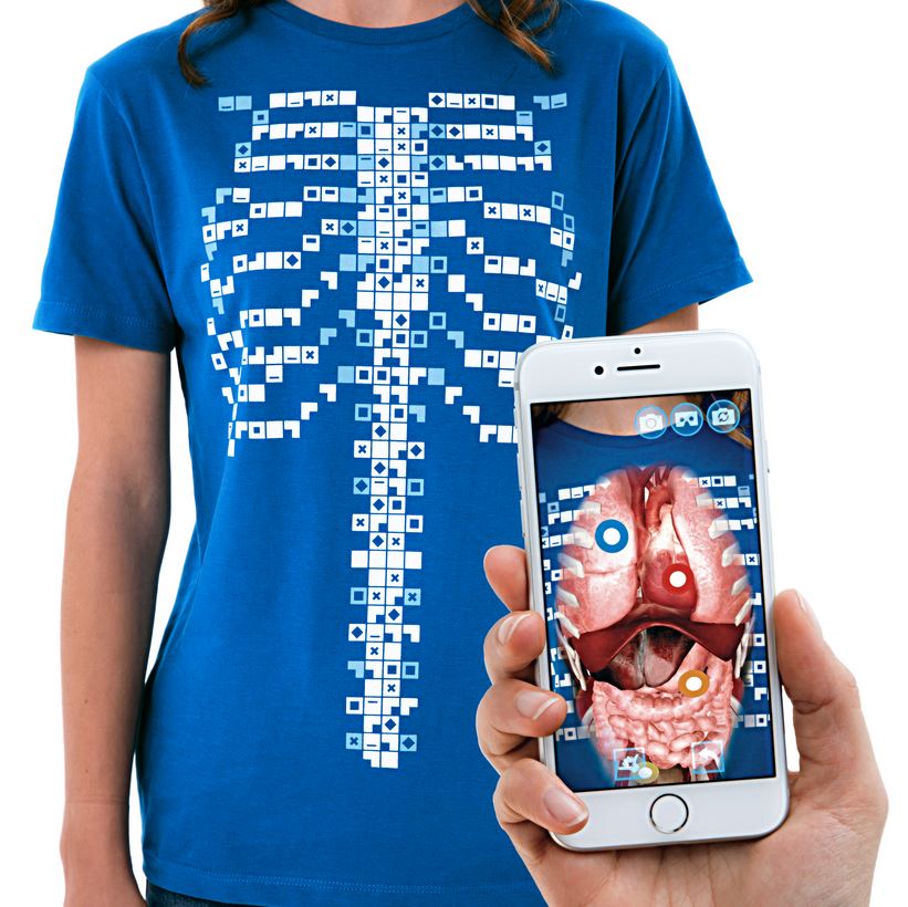 Curiscope Virtuali-tee - Augmented Reality T-Shirt für Kinder